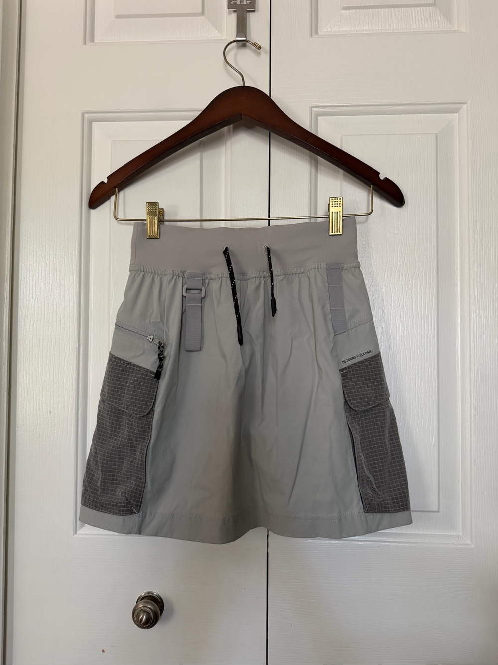 Gray Lululemon Cargo Skort